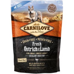 Carnilove Hond FRESH Struisvolgel & Lam Small Breed 6 kg