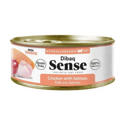 Dibaq Sense Kat Natvoer kip & zalm 70gr
