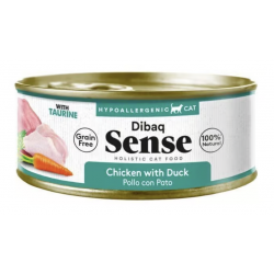 Dibaq Sense Kat Natvoer kip & eend 70gr