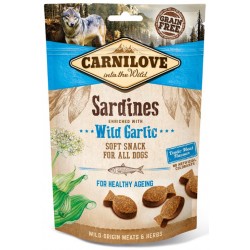 Carnilove Hond Soft Snack Sardines met wilde look 200gr