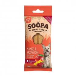 Soopa Dental stick - Mango en Framboos Soopa Dental stick - Mango en Framboos