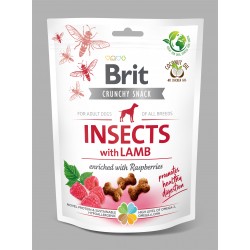 Brit Crunchy Snack Insects & Lam 200g