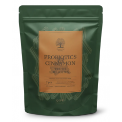 Essential Foods Teeth Delights : Probiotics & Cinnamon Essential Foods Teeth Delights : Probiotics & Cinnamon